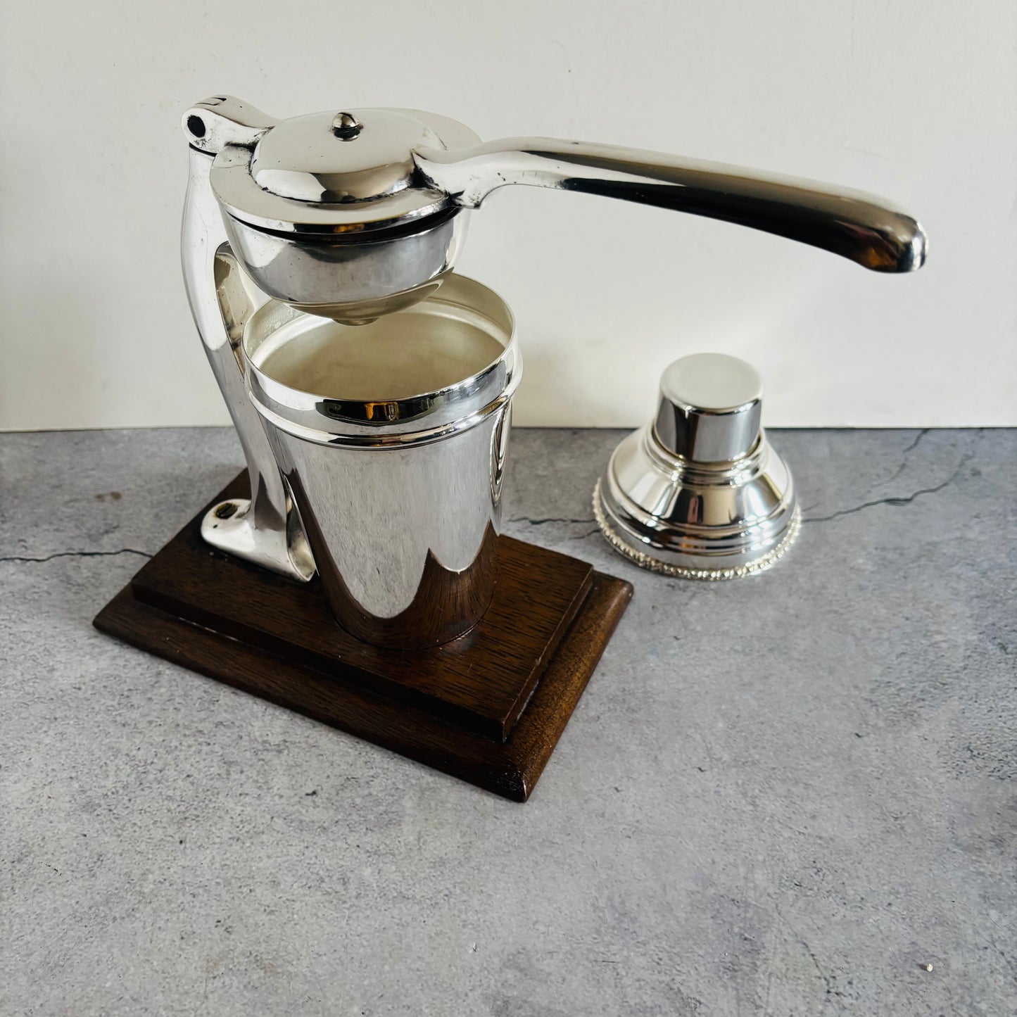 Antique Silver Cocktail Lemon Juicer by William Hutton & Sons