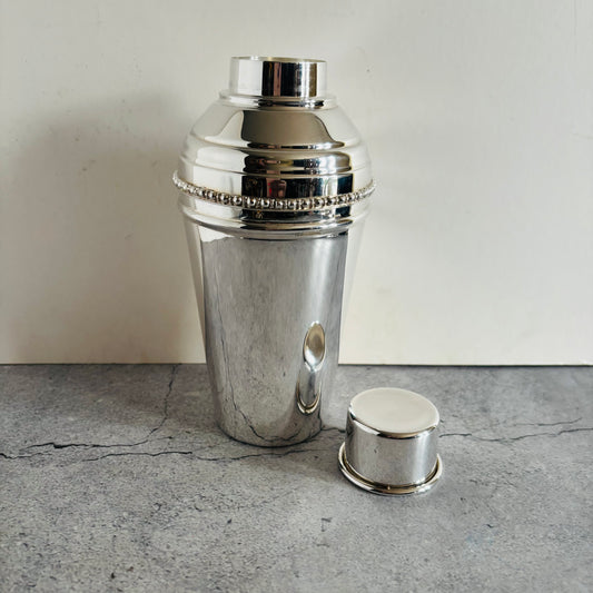 Antique Silver Plate Art Deco Cocktail Shaker by Charles S Green