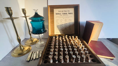 The Director Irene - Antique Analytical Specimen Sample Box