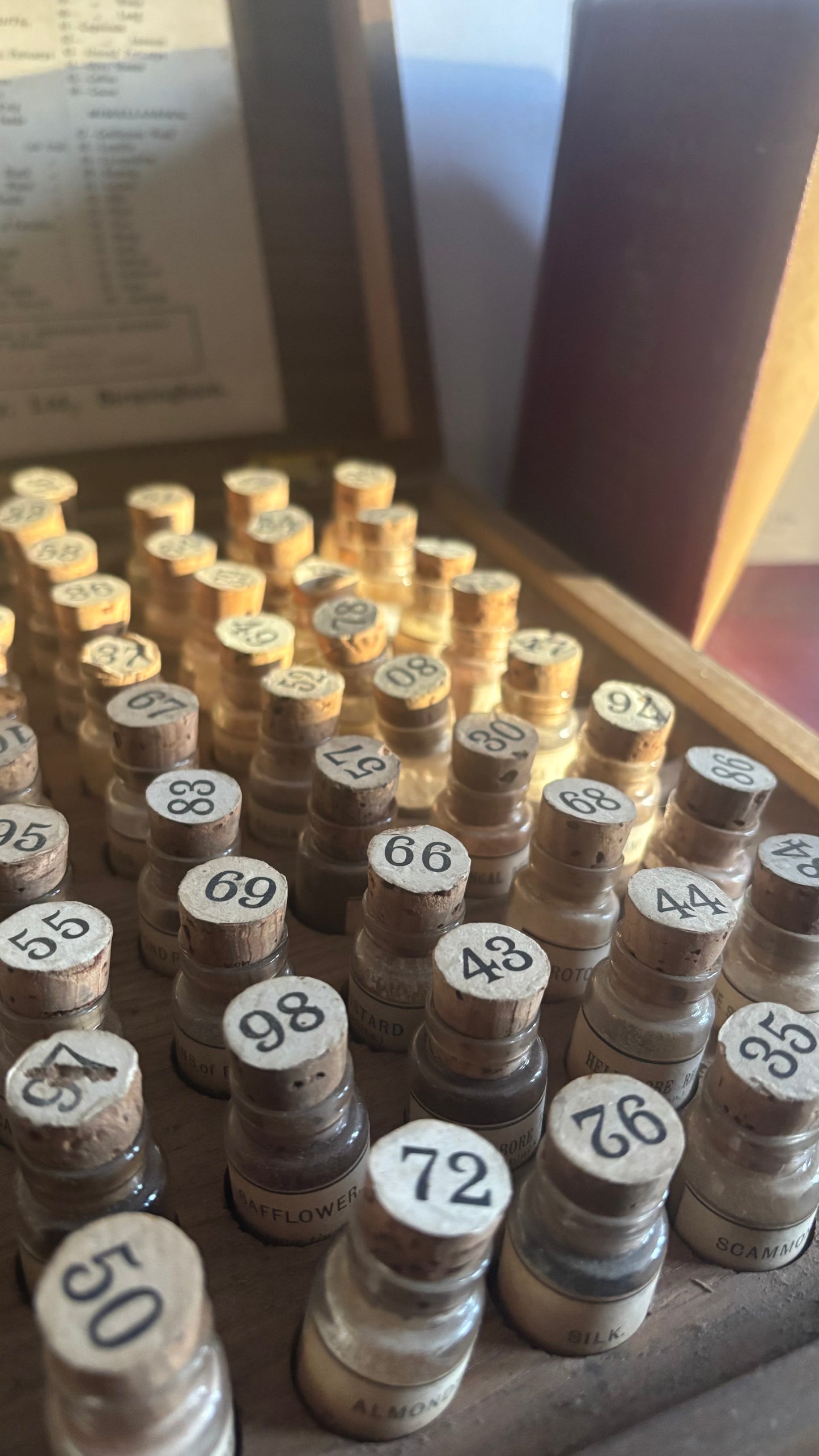 The Director Irene - Antique Analytical Specimen Sample Box
