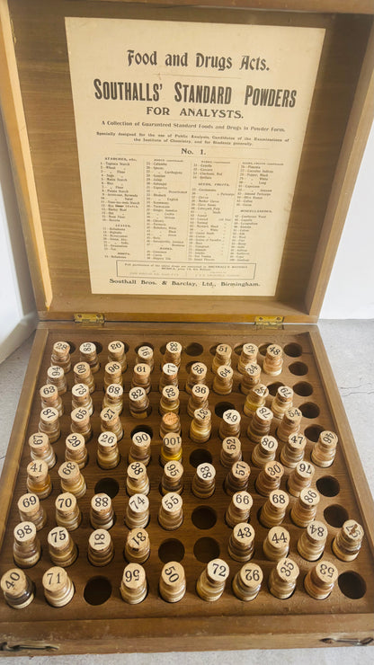 The Director Irene - Antique Analytical Specimen Sample Box