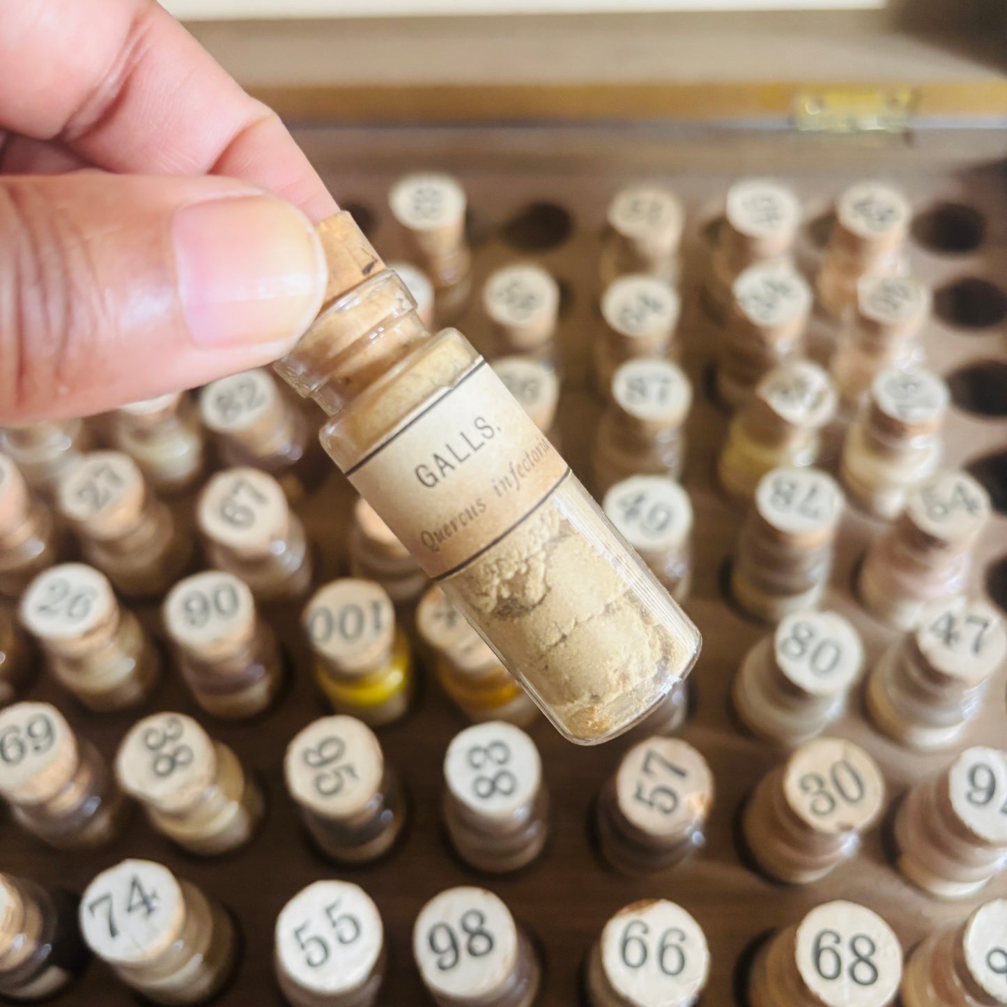 The Director Irene - Antique Analytical Specimen Sample Box