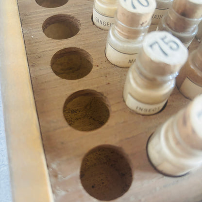 The Director Irene - Antique Analytical Specimen Sample Box
