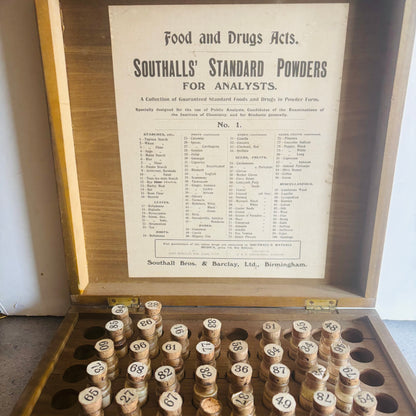 The Director Irene - Antique Analytical Specimen Sample Box
