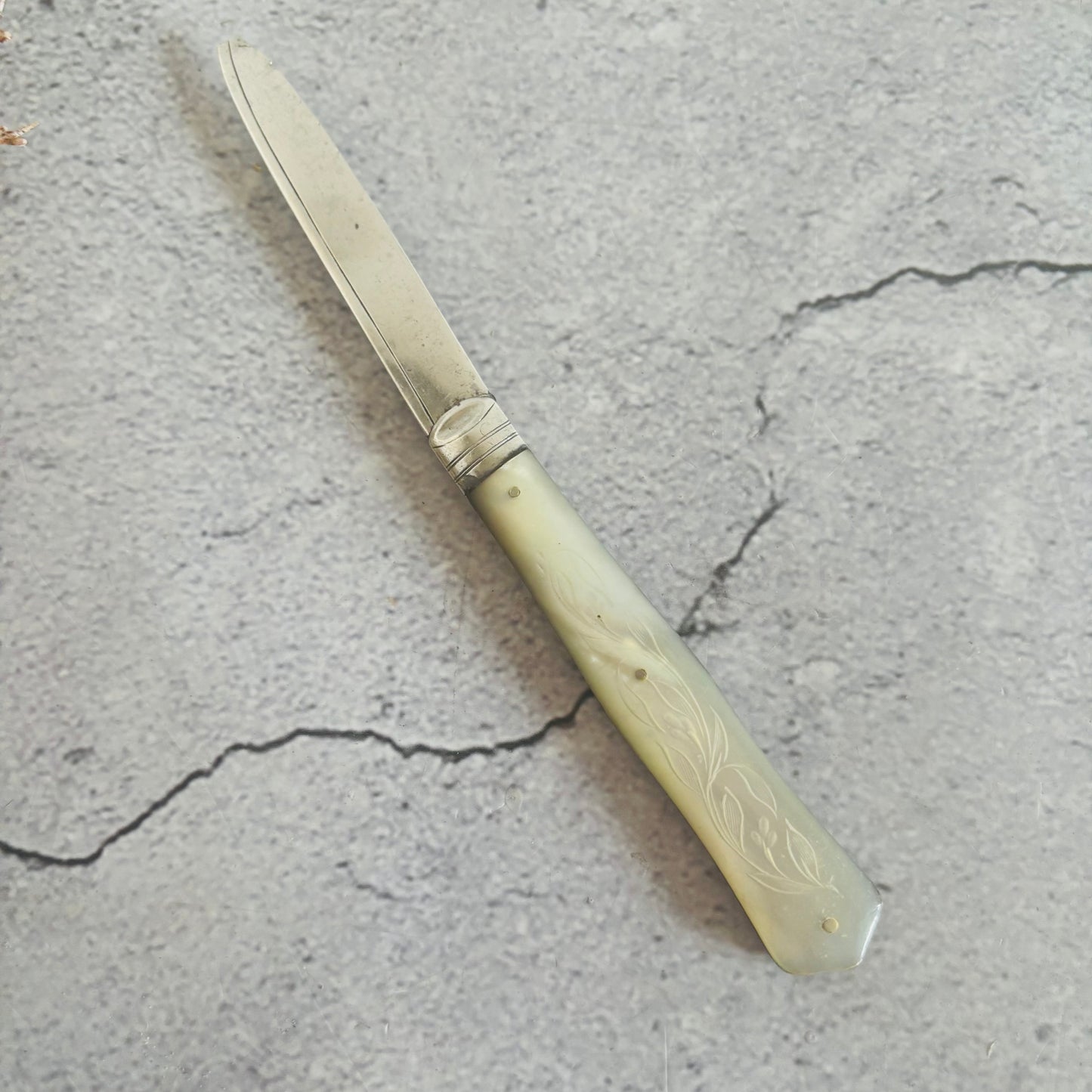 Victorian Silver Folding Fruit Knife 1875