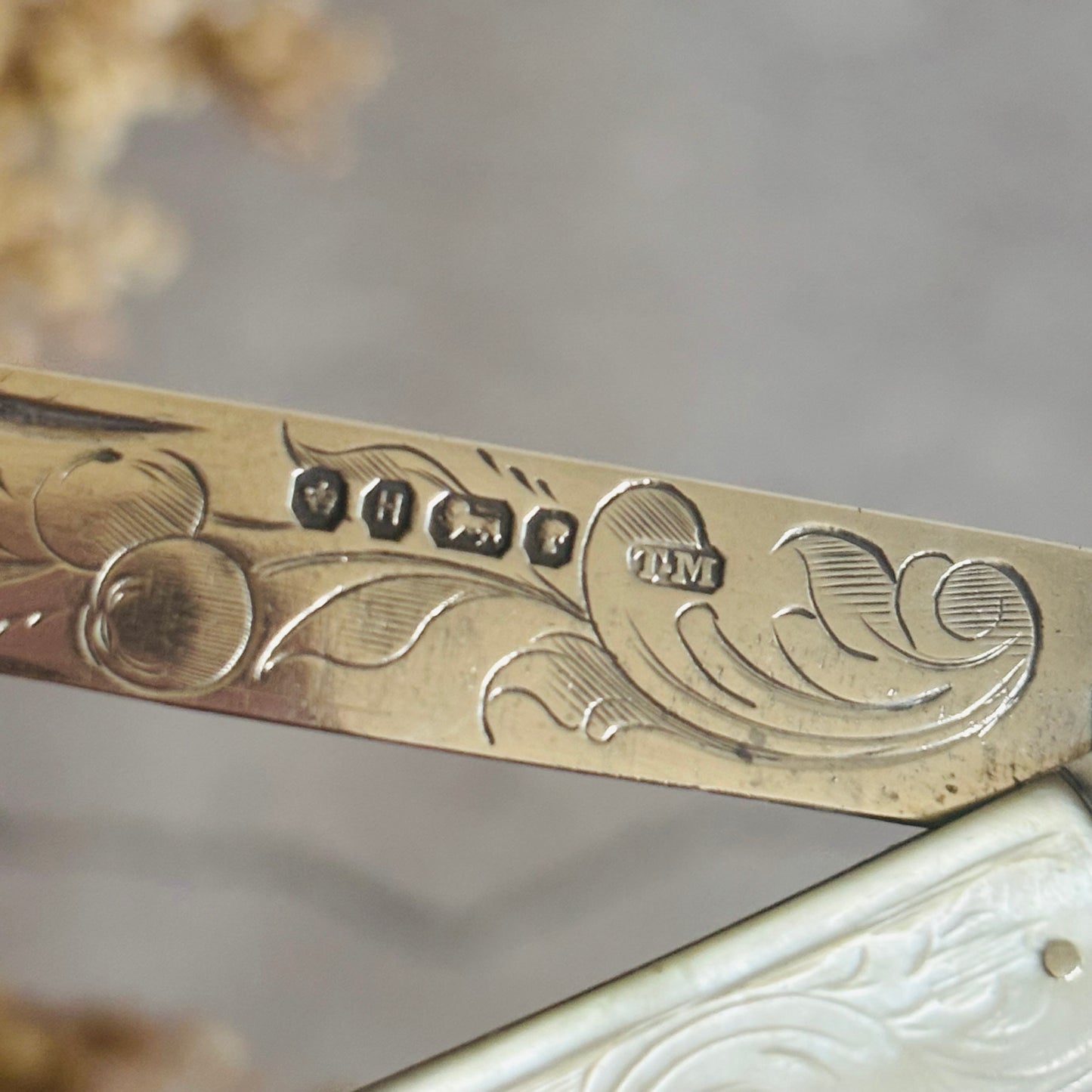 Victorian Silver Folding Fruit Knife 1875
