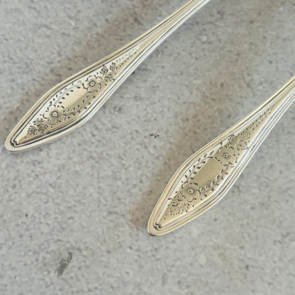 The Headhunter Winnie - Antique Silver Preserves Spoon & Butter Knife