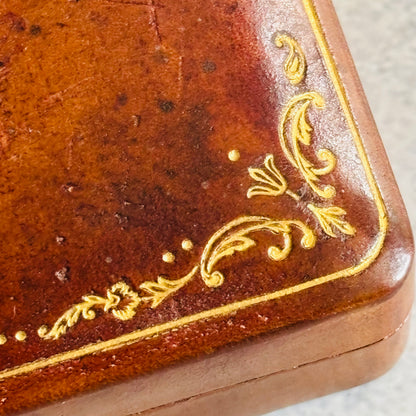 The Mixologist Adriana - Vintage Leather Florentine Box