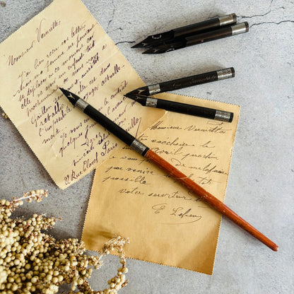 Vintage Premium Nib Dip Pen & Spare Nibs 