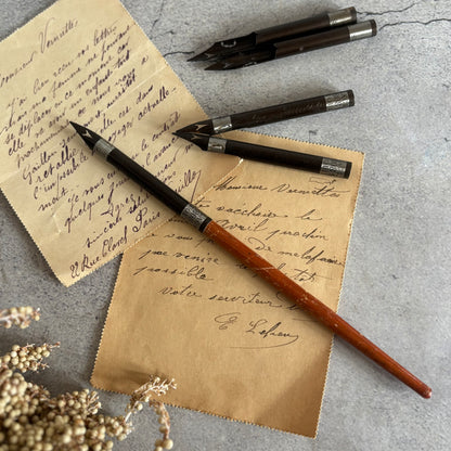 Vintage Premium Nib Dip Pen & Spare Nibs 