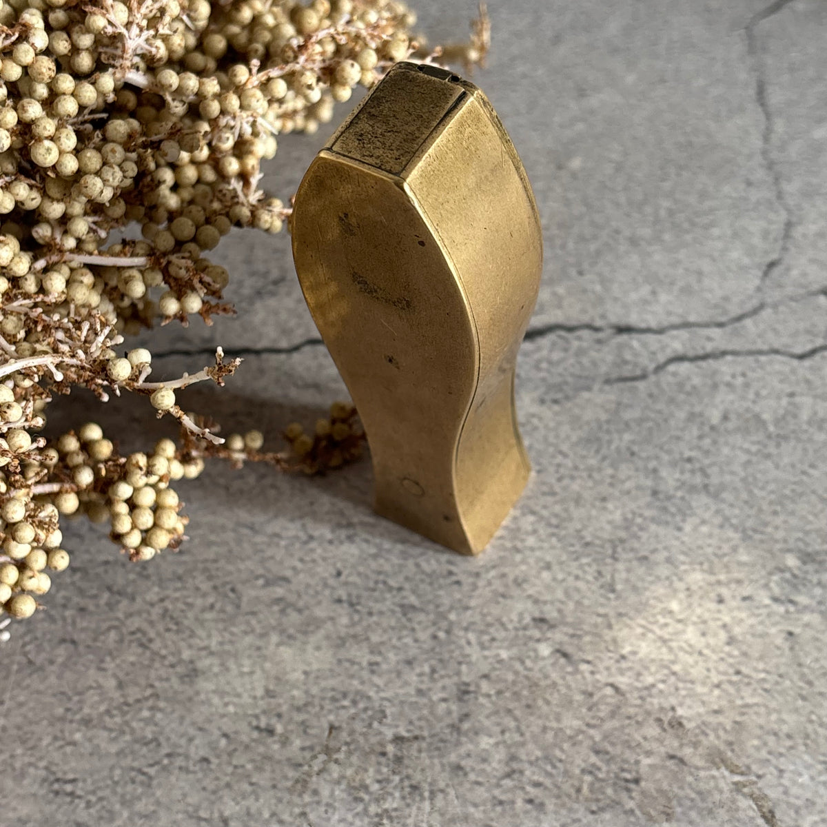 Antique Brass Dutch Coffin Puzzle Snuff Box | Rare Collectors Piece