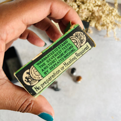 Vintage Printing Stamps & Ink Set 