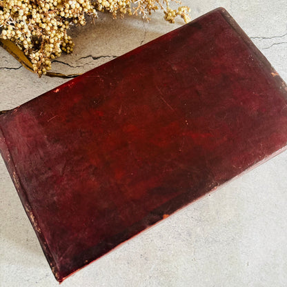 underside of a  Vintage Tooled Leather North African Tuareg Box