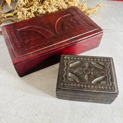 The Mixologist Mo - Vintage North African Tooled Leather Box