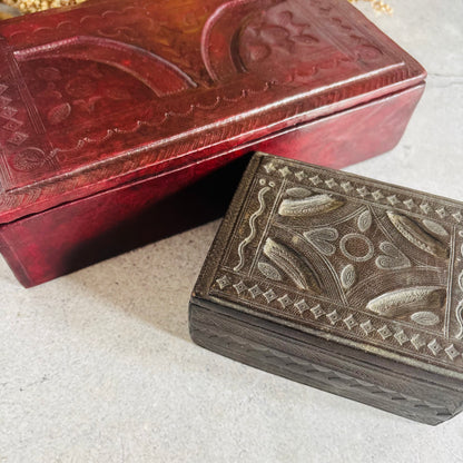 The Mixologist Mo - Vintage North African Tooled Leather Box