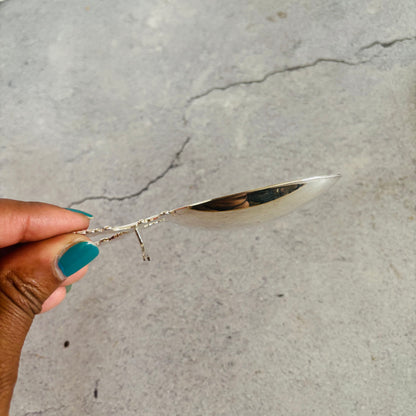 The Headhunter Bella - Vintage Silver Plate Oyster Spoon