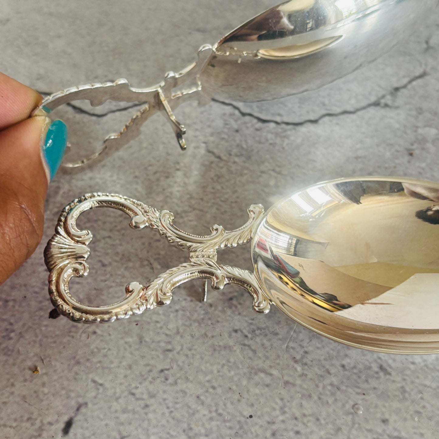 The Headhunter Bella - Vintage Silver Plate Oyster Spoon