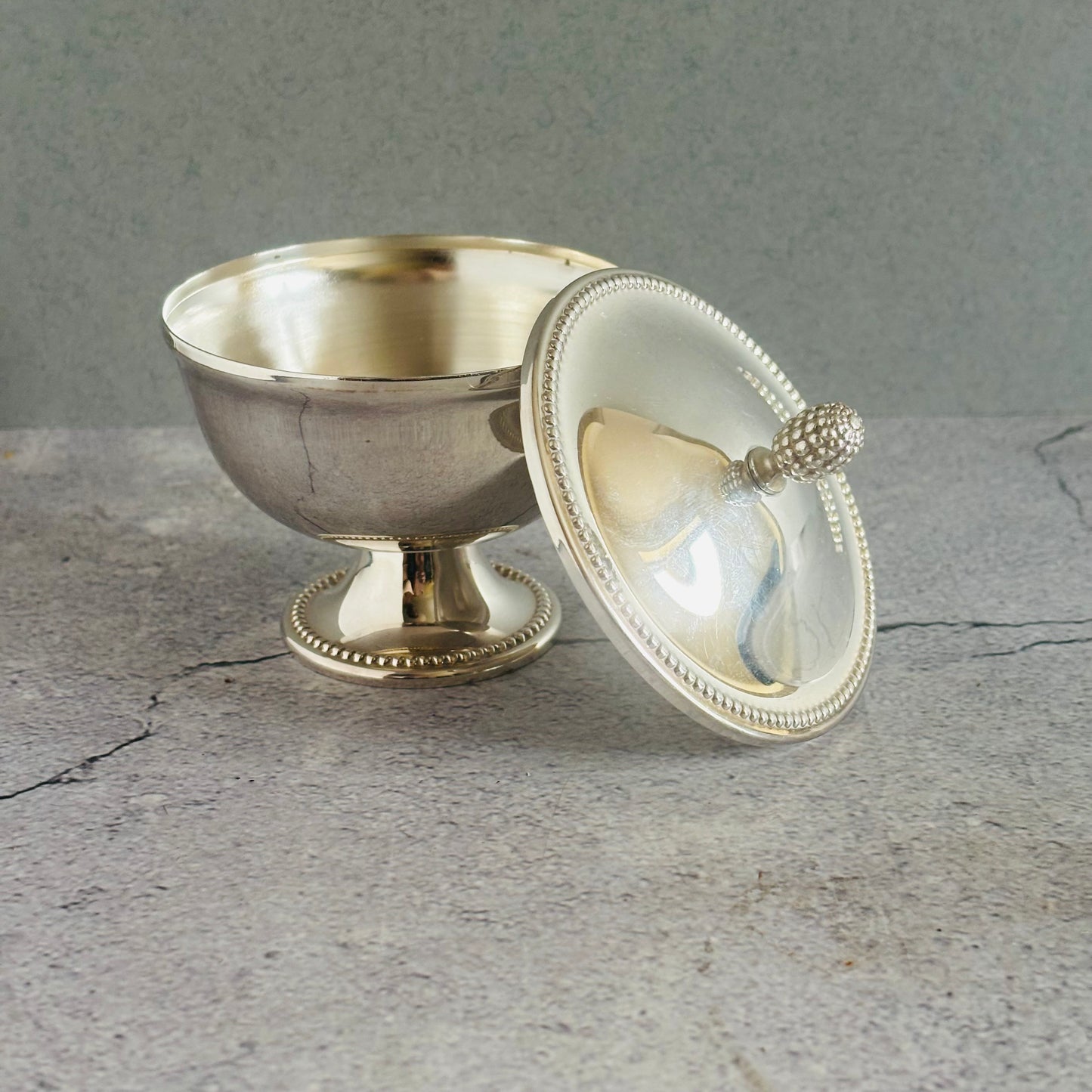 The Mixologist  Loma - Antique Silver Plate Pot