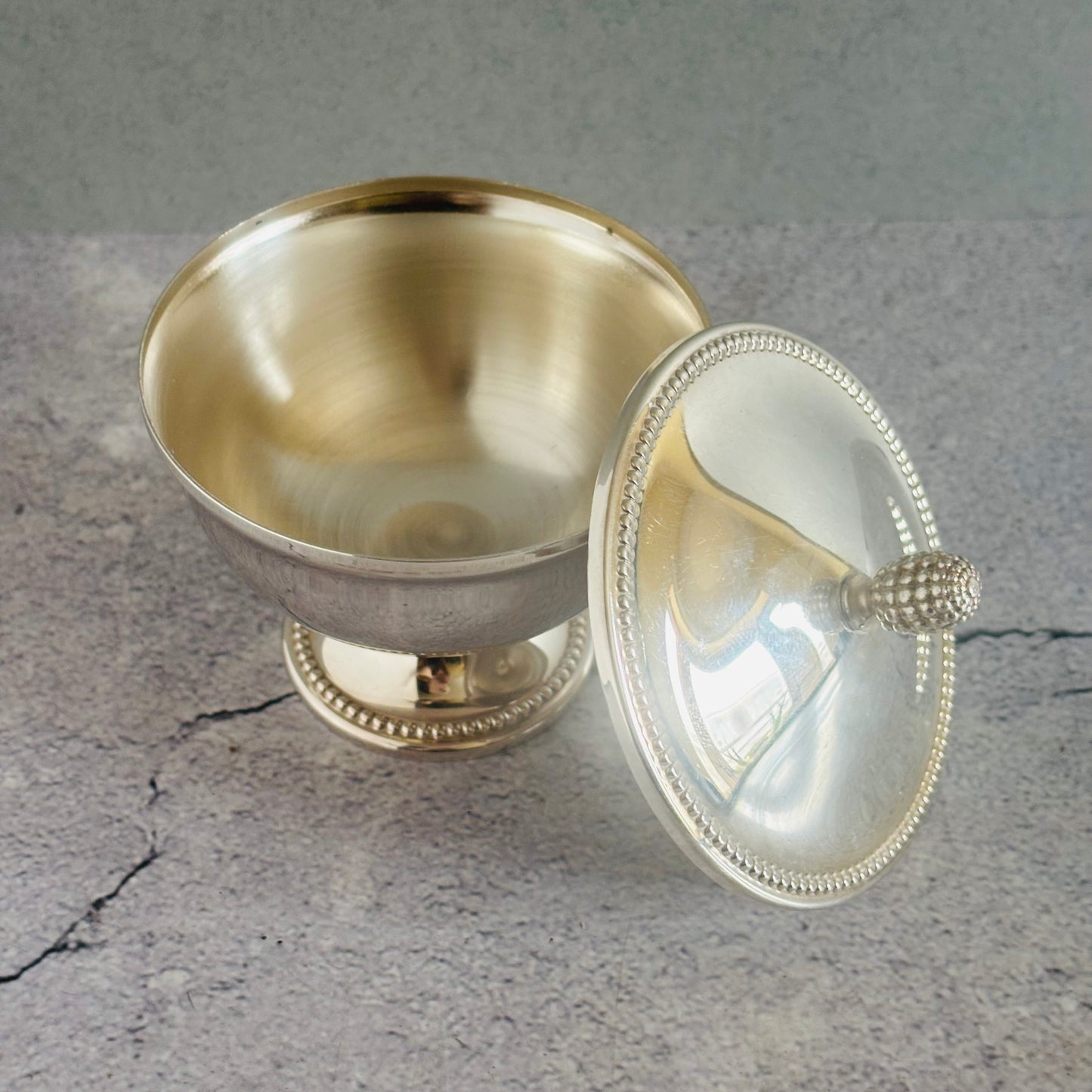The Mixologist  Loma - Antique Silver Plate Pot