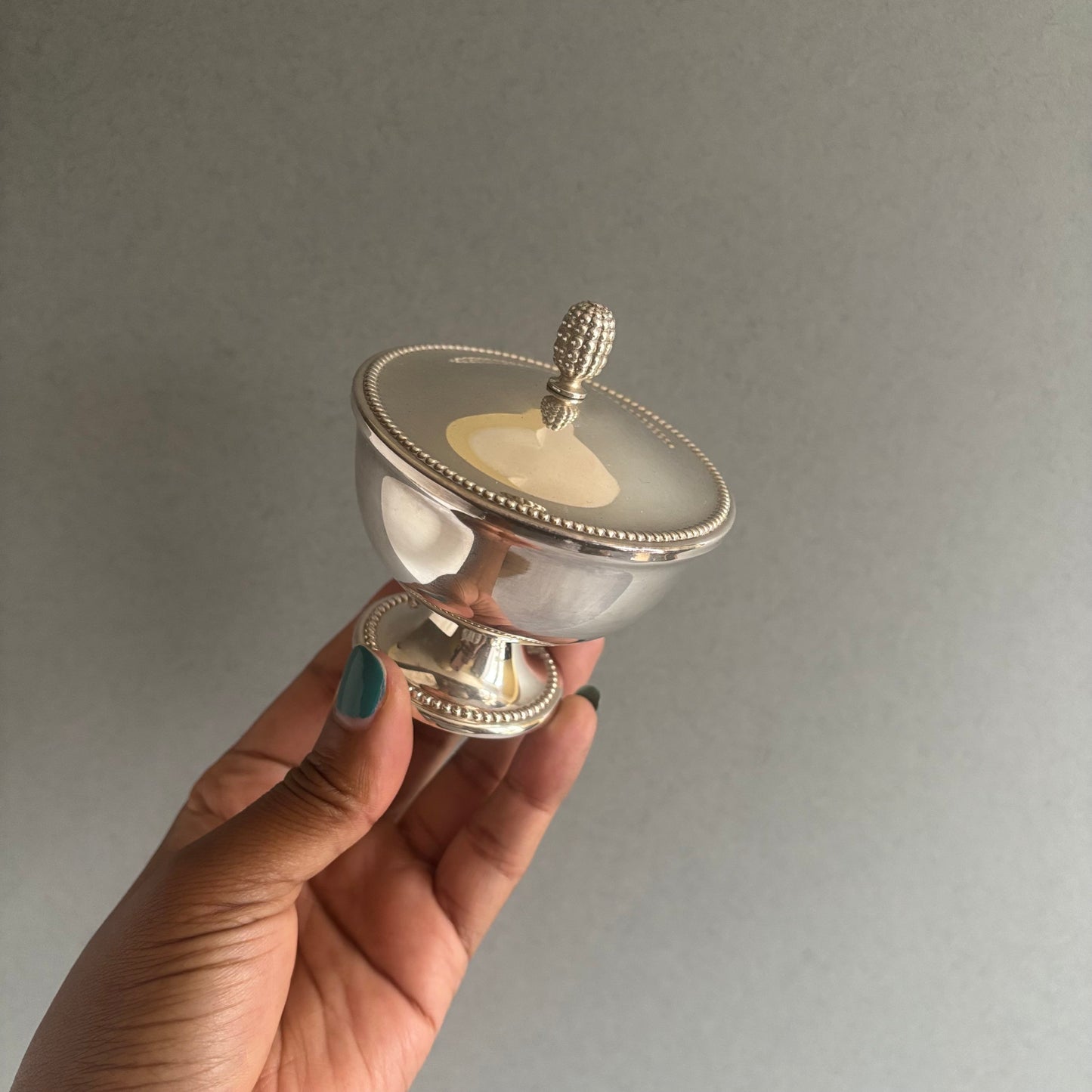 The Mixologist  Loma - Antique Silver Plate Pot