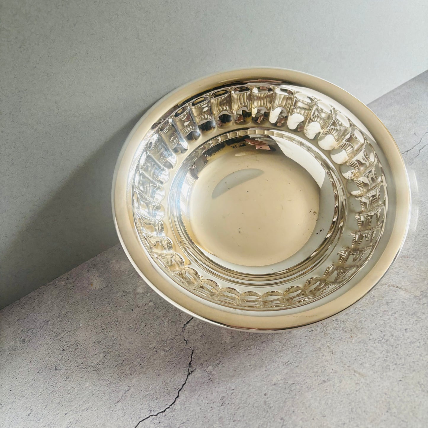 Master Mark -  Antique Silver Serving Dish