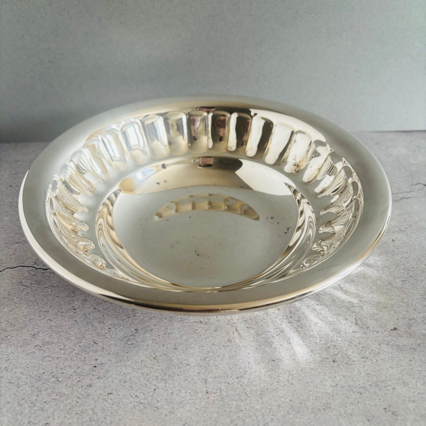 Master Mark -  Antique Silver Serving Dish