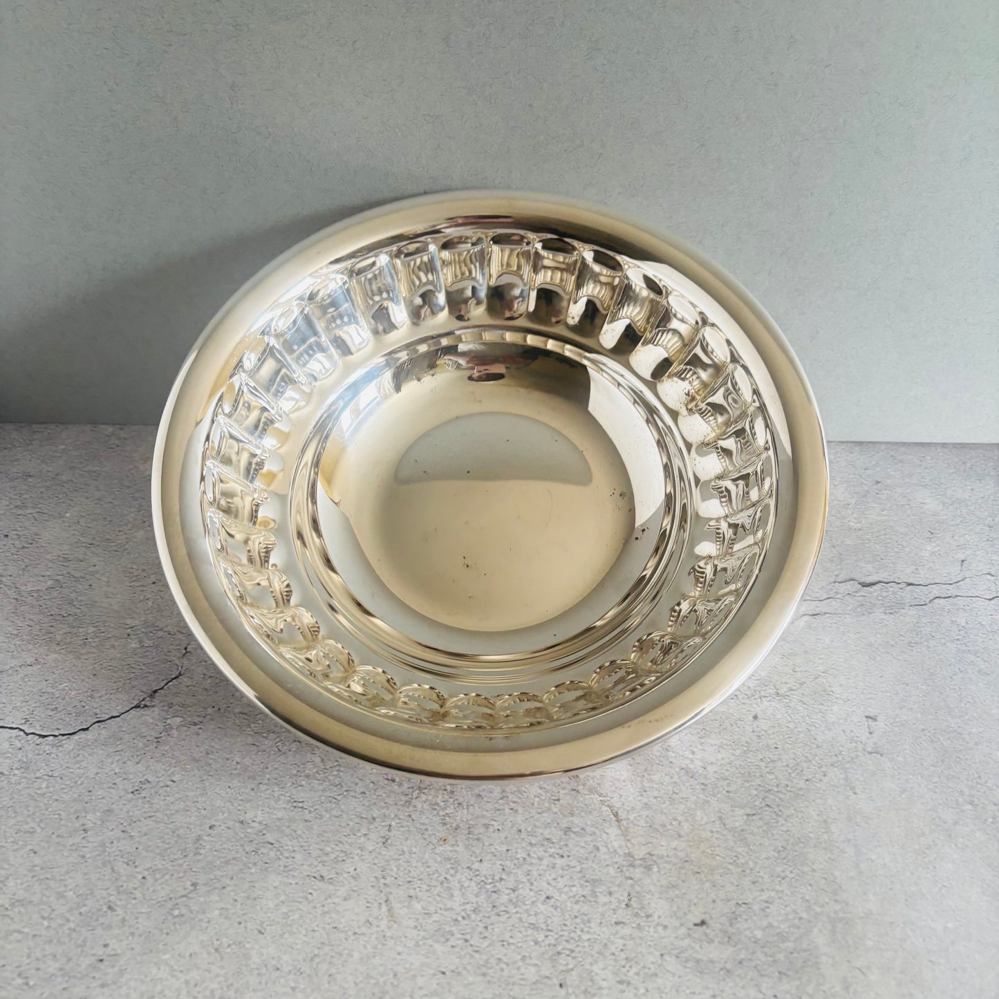 Master Mark -  Antique Silver Serving Dish