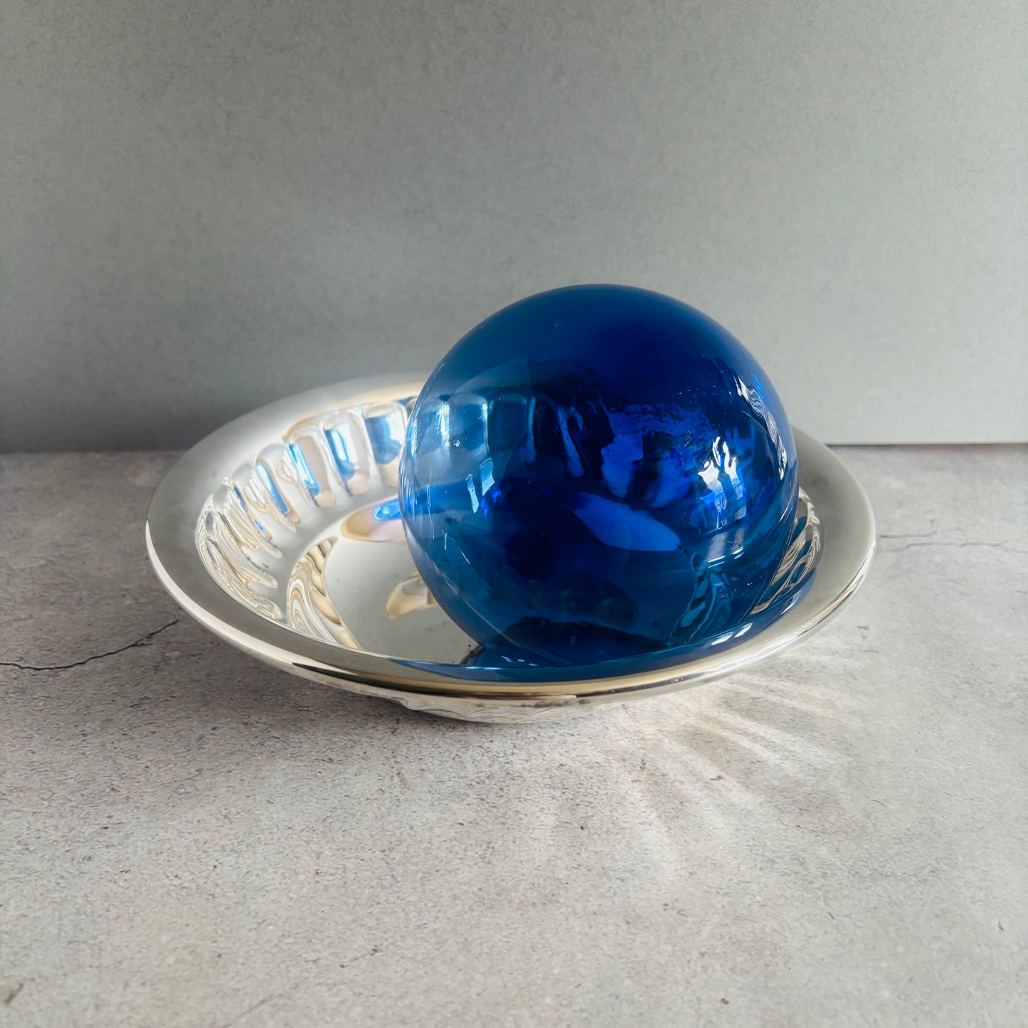 Master Mark -  Antique Silver Serving Dish