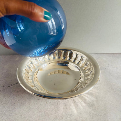 Master Mark -  Antique Silver Serving Dish