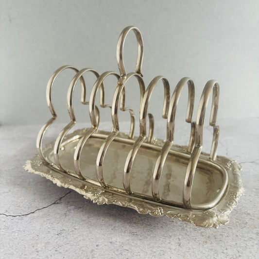 Antique Toast Rack / Letter Rack, Business Card Holder, Desk Tidy