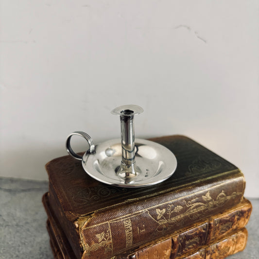 Antique Silver Miniature Candlestick |The Urban Vintage Affair