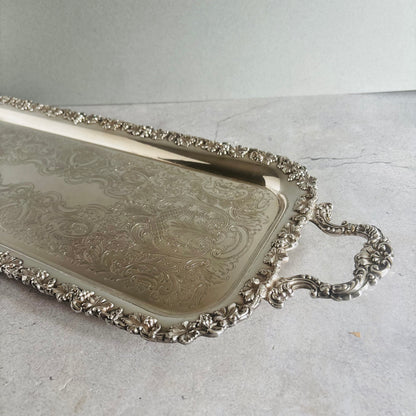 The Director Mel - Antique Silver Long Tray