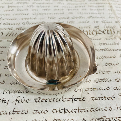 Vintage Silver Lemon Squeezer | Citrus Juicer
