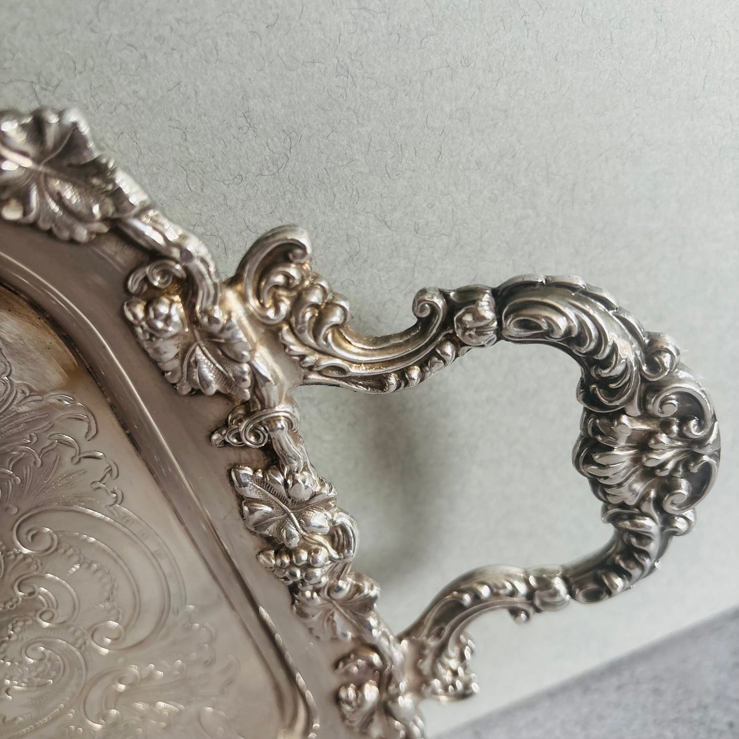 The Director Mel - Antique Silver Long Tray