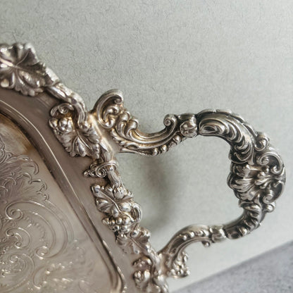 The Director Mel - Antique Silver Long Tray