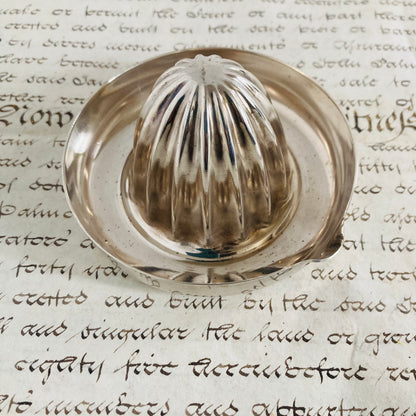 Vintage Silver Lemon Squeezer | Citrus Juicer