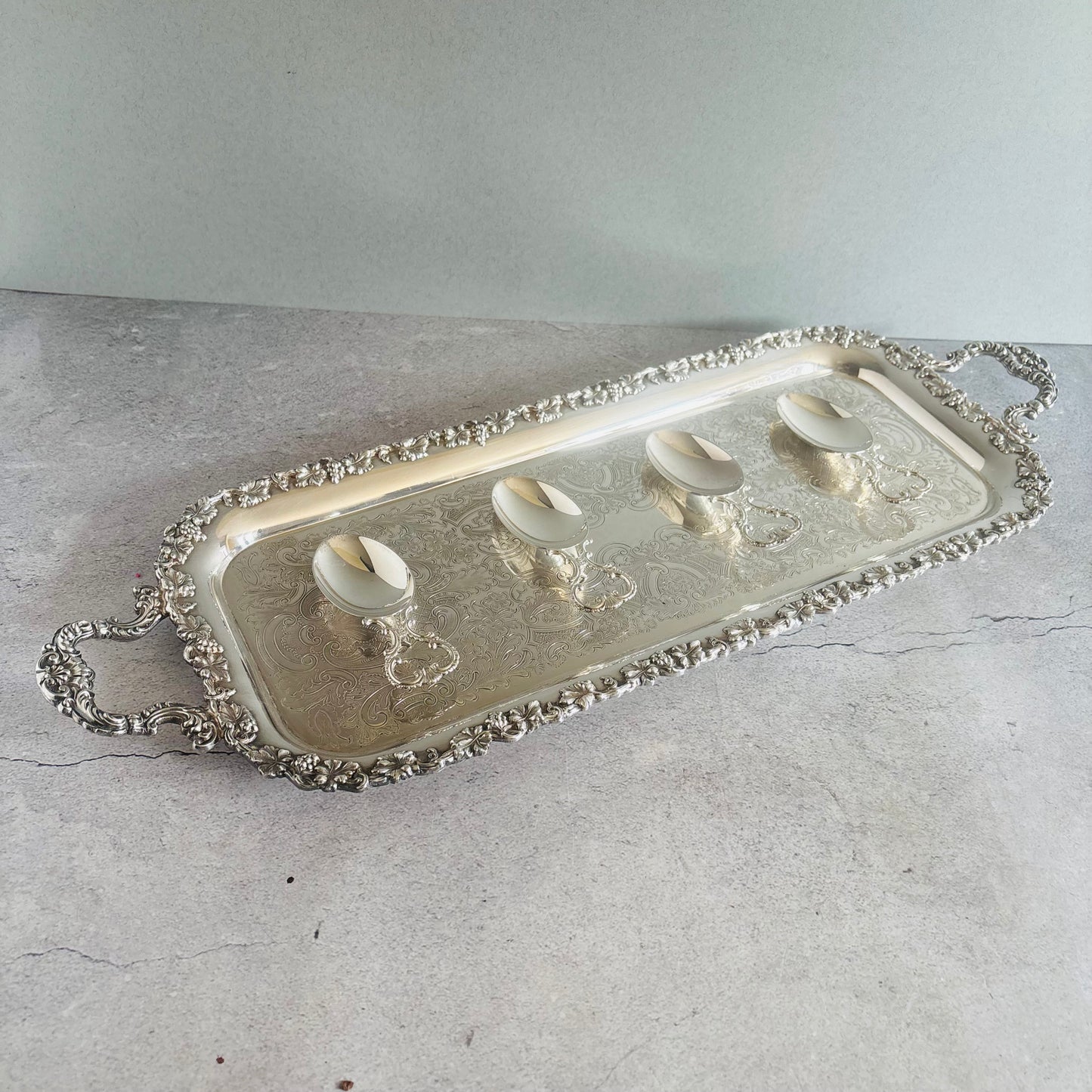 The Headhunter Bella - Vintage Silver Plate Oyster Spoon