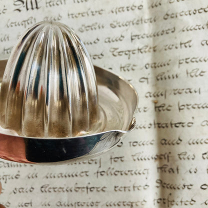 Vintage Silver Lemon Squeezer | Citrus Juicer
