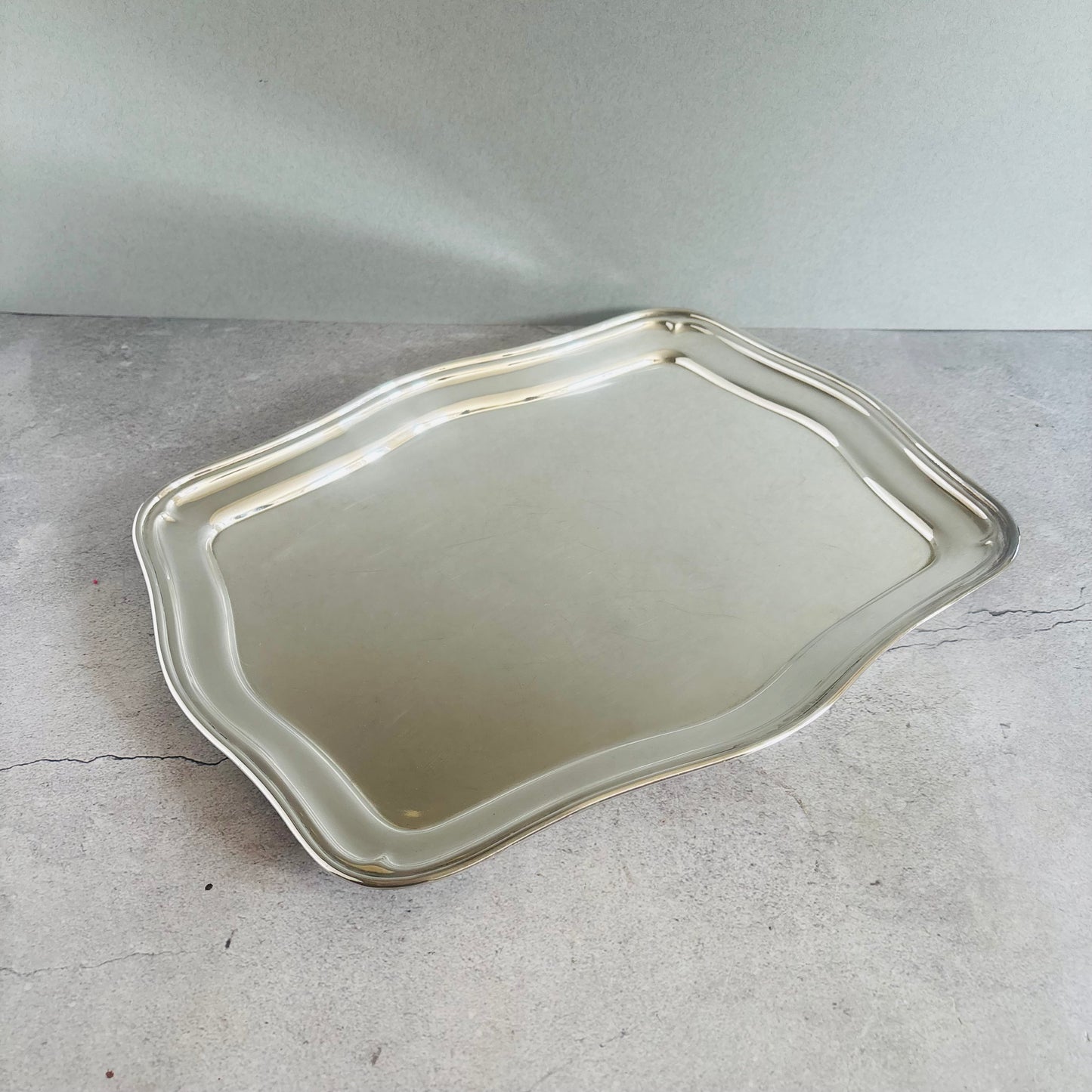 The Director Mickey - Art Deco Silver Plate Tray