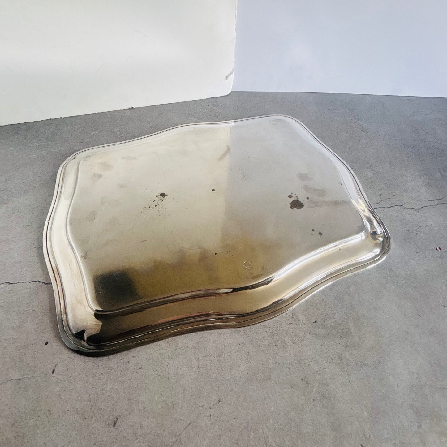 The Director Mickey - Art Deco Silver Plate Tray