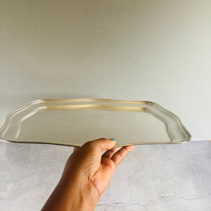 The Director Mickey - Art Deco Silver Plate Tray