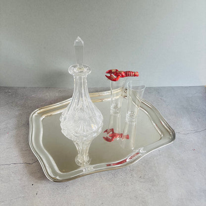 The Director Mickey - Art Deco Silver Plate Tray