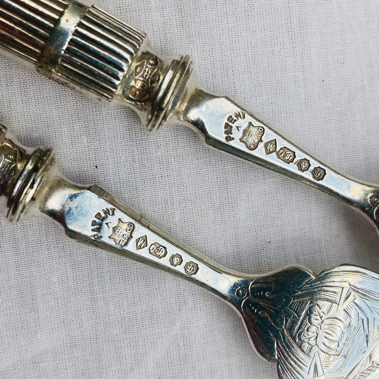 Quality Antique Silver Plate Forks by Elkington 