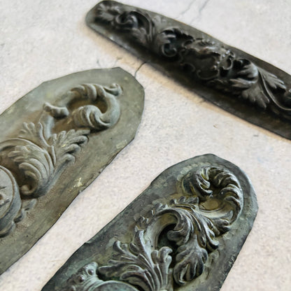 Antique Zinc Moulds Unique Heraldic Designs  | The Urban Vintage Affair