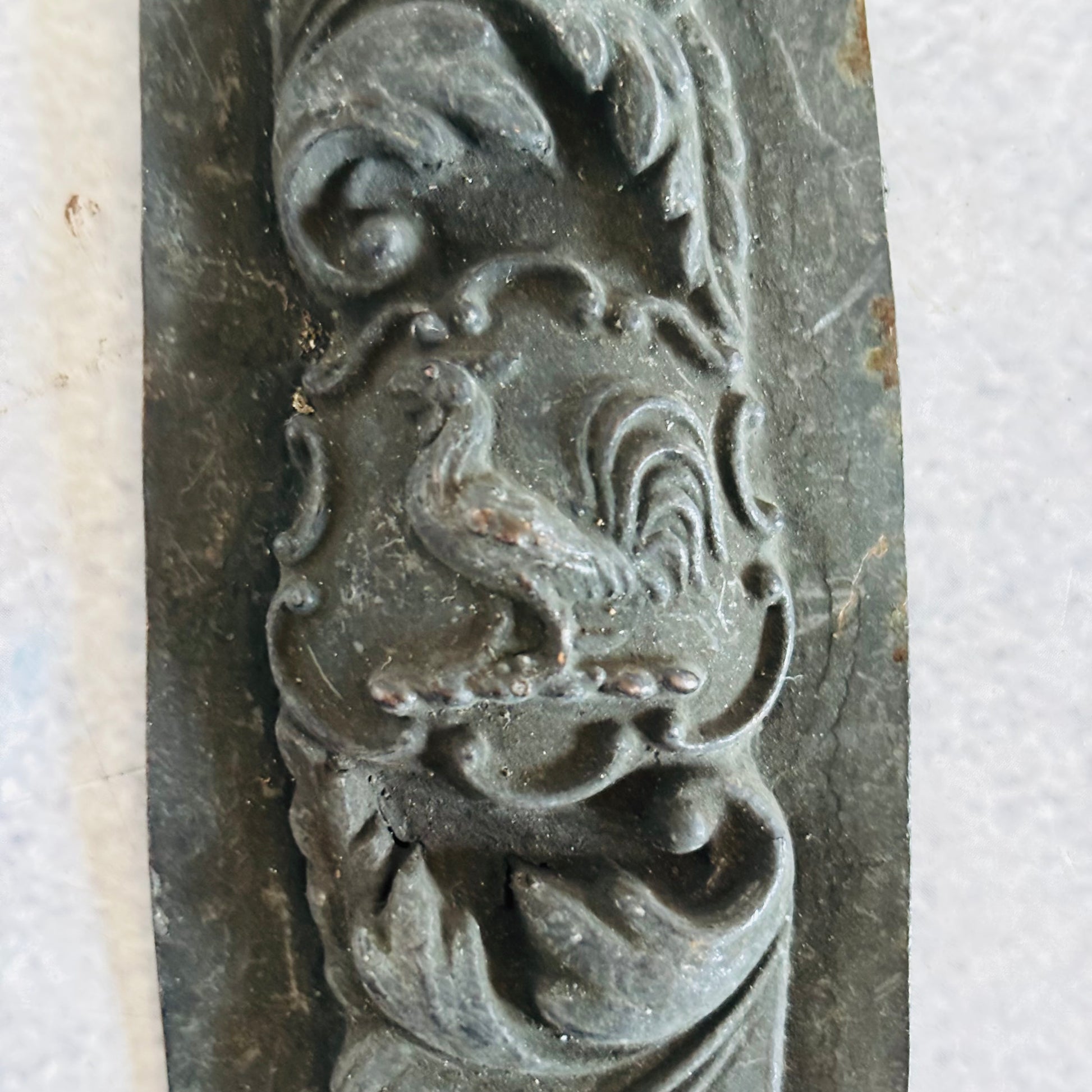 Antique Zinc Moulds Unique Heraldic Designs  | The Urban Vintage Affair