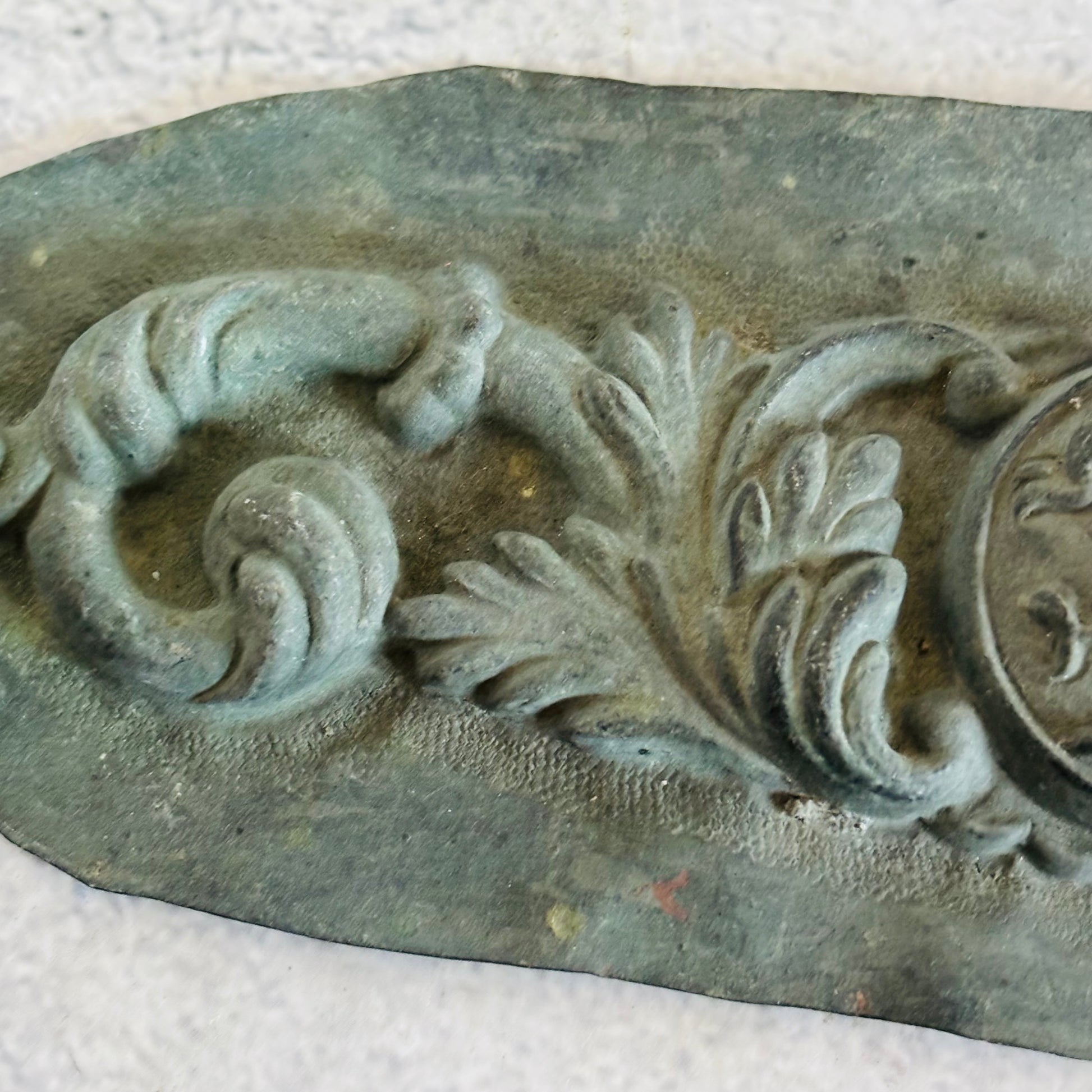 Antique Zinc Moulds Unique Heraldic Designs  | The Urban Vintage Affair