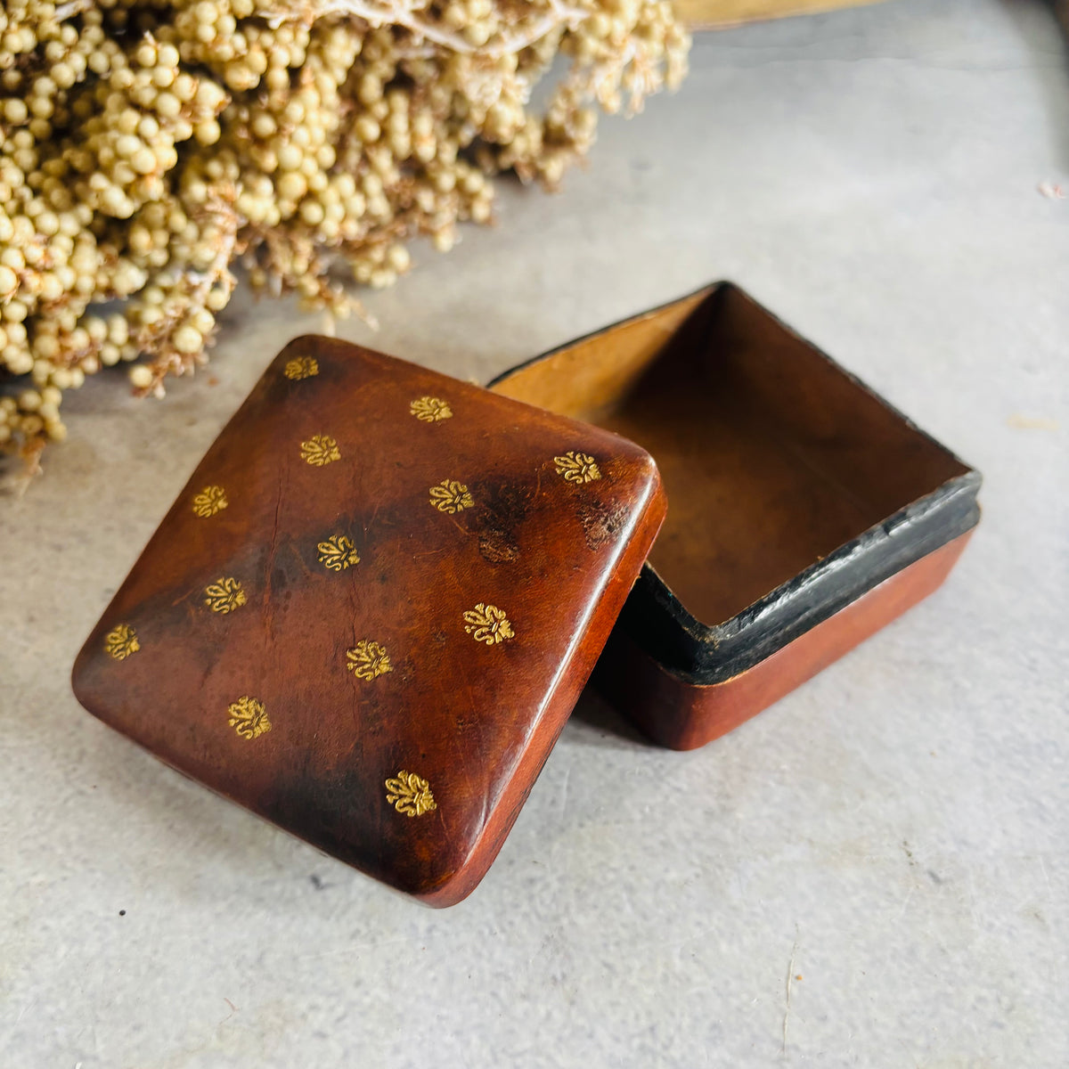 The Mixologist Bruno - Vintage Leather Florentine Box