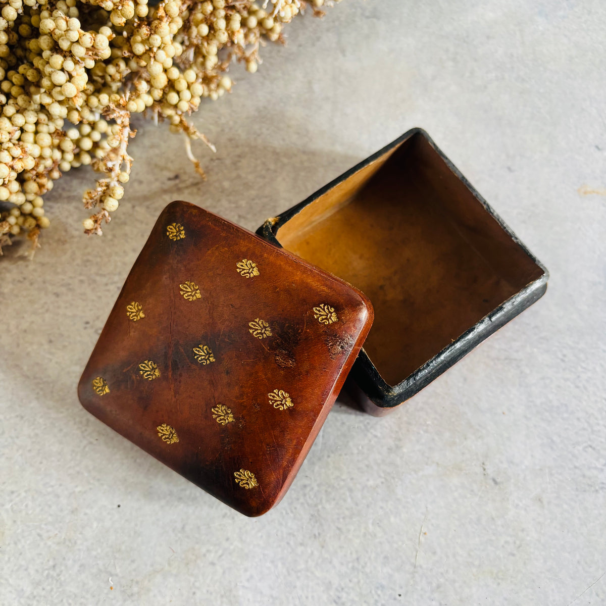 The Mixologist Bruno - Vintage Leather Florentine Box