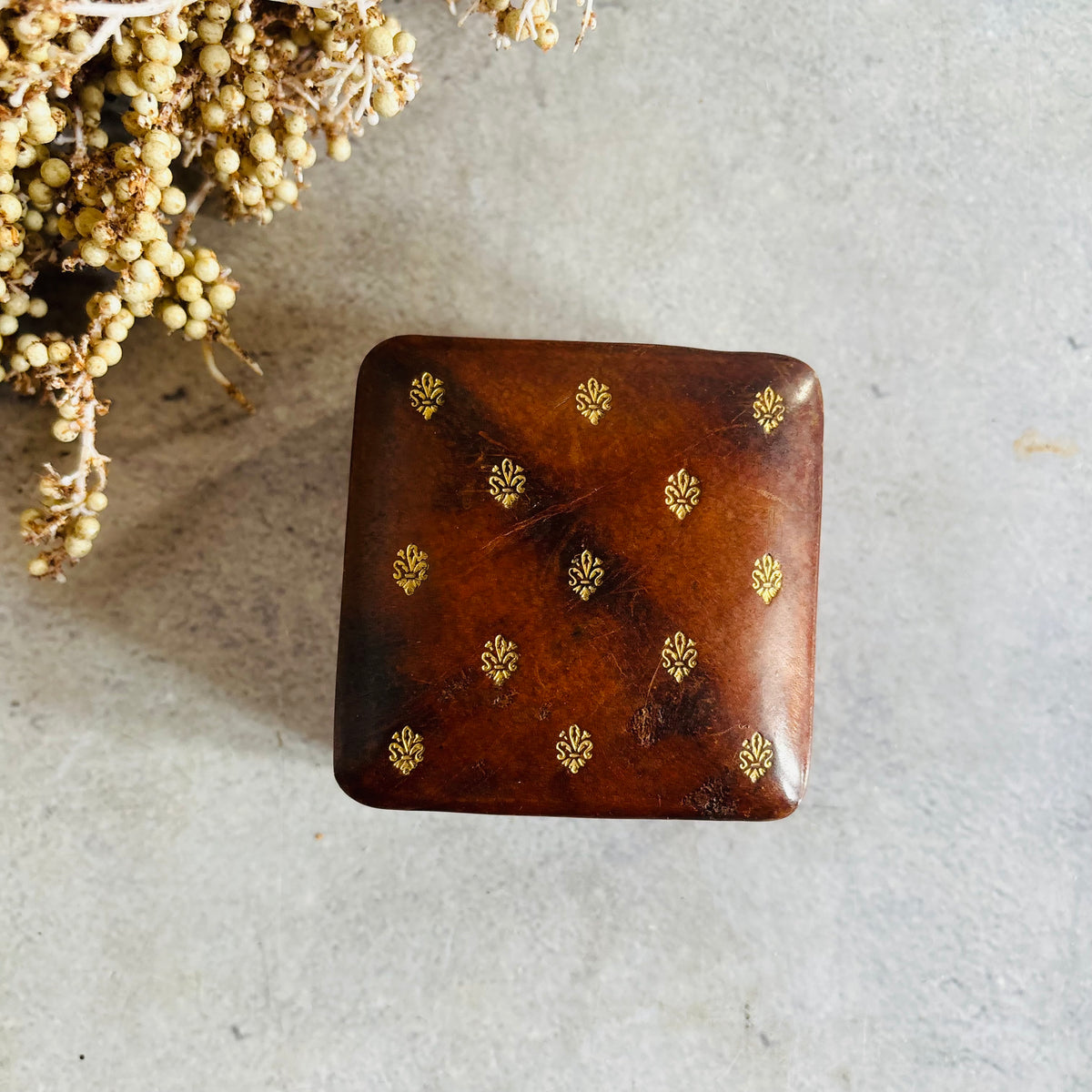 The Mixologist Bruno - Vintage Leather Florentine Box