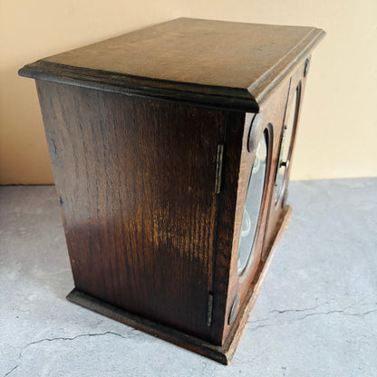 Antique Arts & Crafts Oak Smokers Pipe Cabinet For Storage Or Display